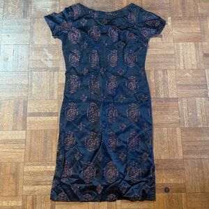 Elegant Black and maroon Asian Dress